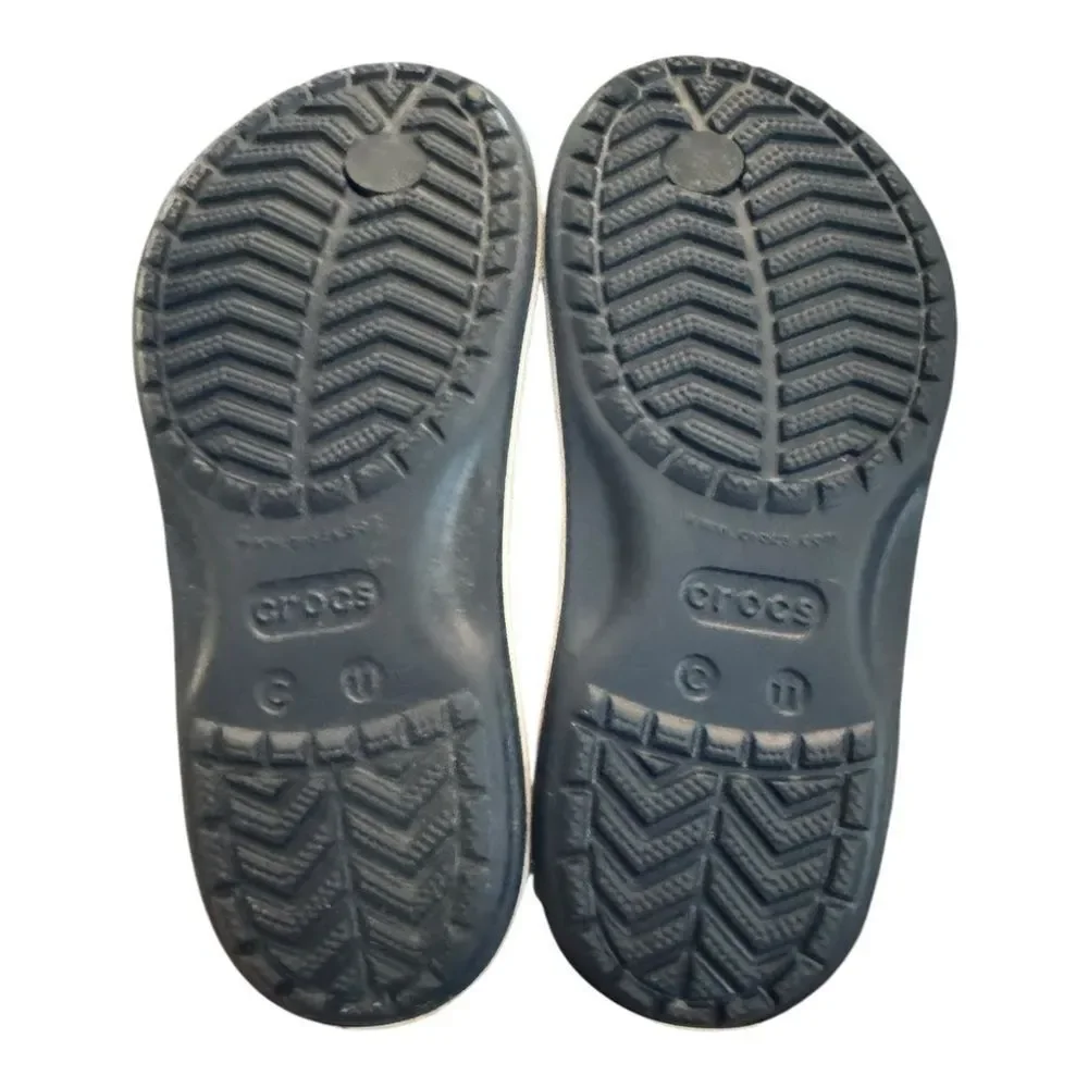 Crocs Unisex Child Crocband Flip Flop Navy Sandals 11 C11